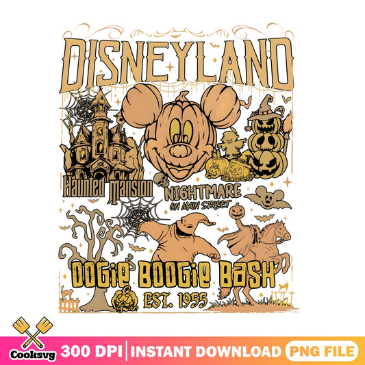 Disneyland Haunted Mansion PNG, Oogie Boogie Bash PNG, Nightmare PNG