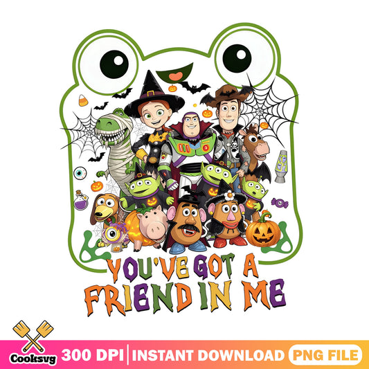 Toy Story Halloween PNG, You've Got A Friend In Me, Disney PNG
