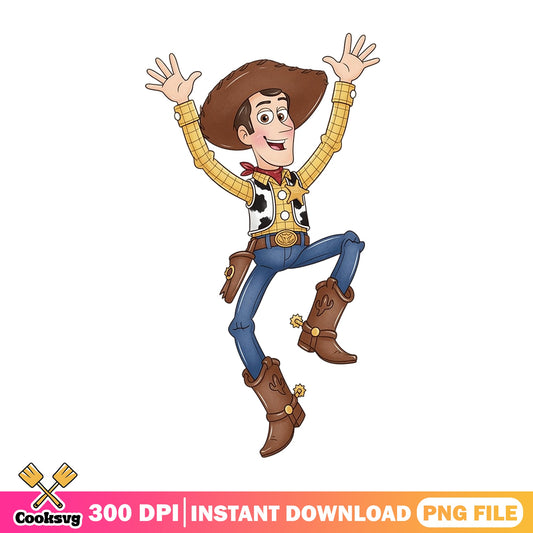 Woody Toy Story PNG, Disney Pixar Cowboy PNG, Toy Story PNG