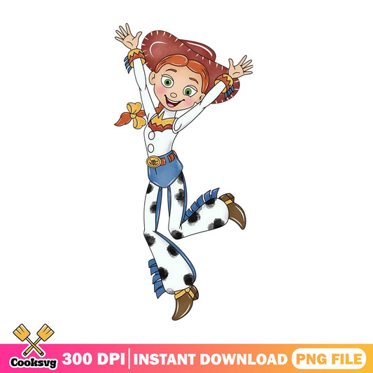 Jessie Toy Story PNG, Disney Pixar Cowgirl PNG, Toy Story PNG