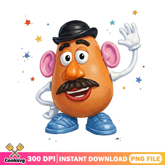Mr Potato Head PNG, Toy Story Character PNG, Disney PNG