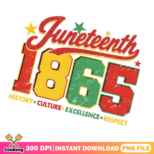 Juneteenth 1865 PNG, Black History Culture Excellence, Juneteenth PNG