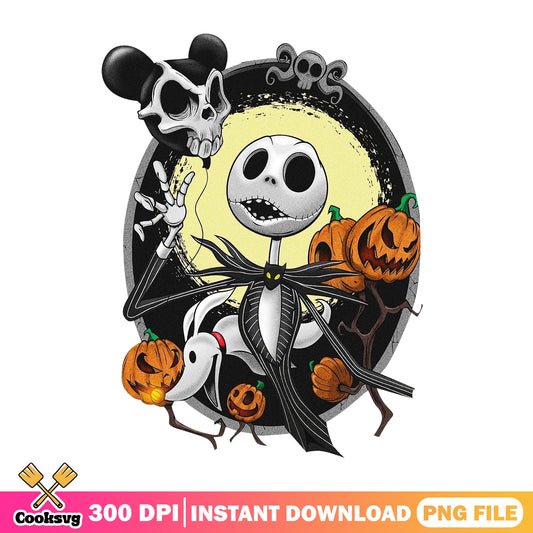 Nightmare Before Christmas Halloween PNG, Jack Skellington PNG, Disney PNG