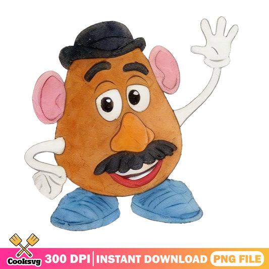 Mr Potato Head PNG, Toy Story Disney Pixar PNG, Clipart PNG