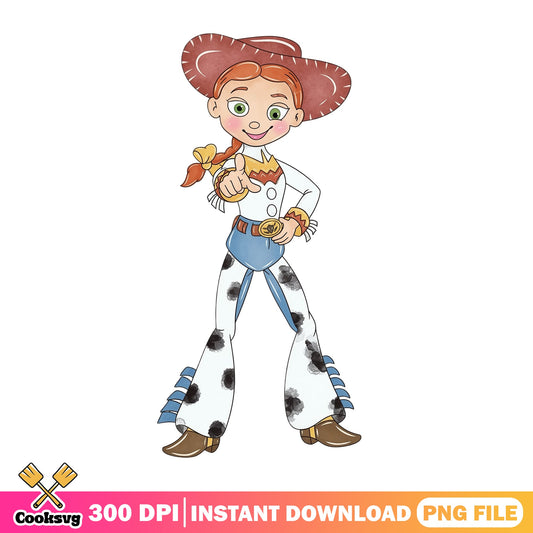 Jessie Toy Story PNG, Disney Pixar Cowgirl PNG, Toy Story PNG