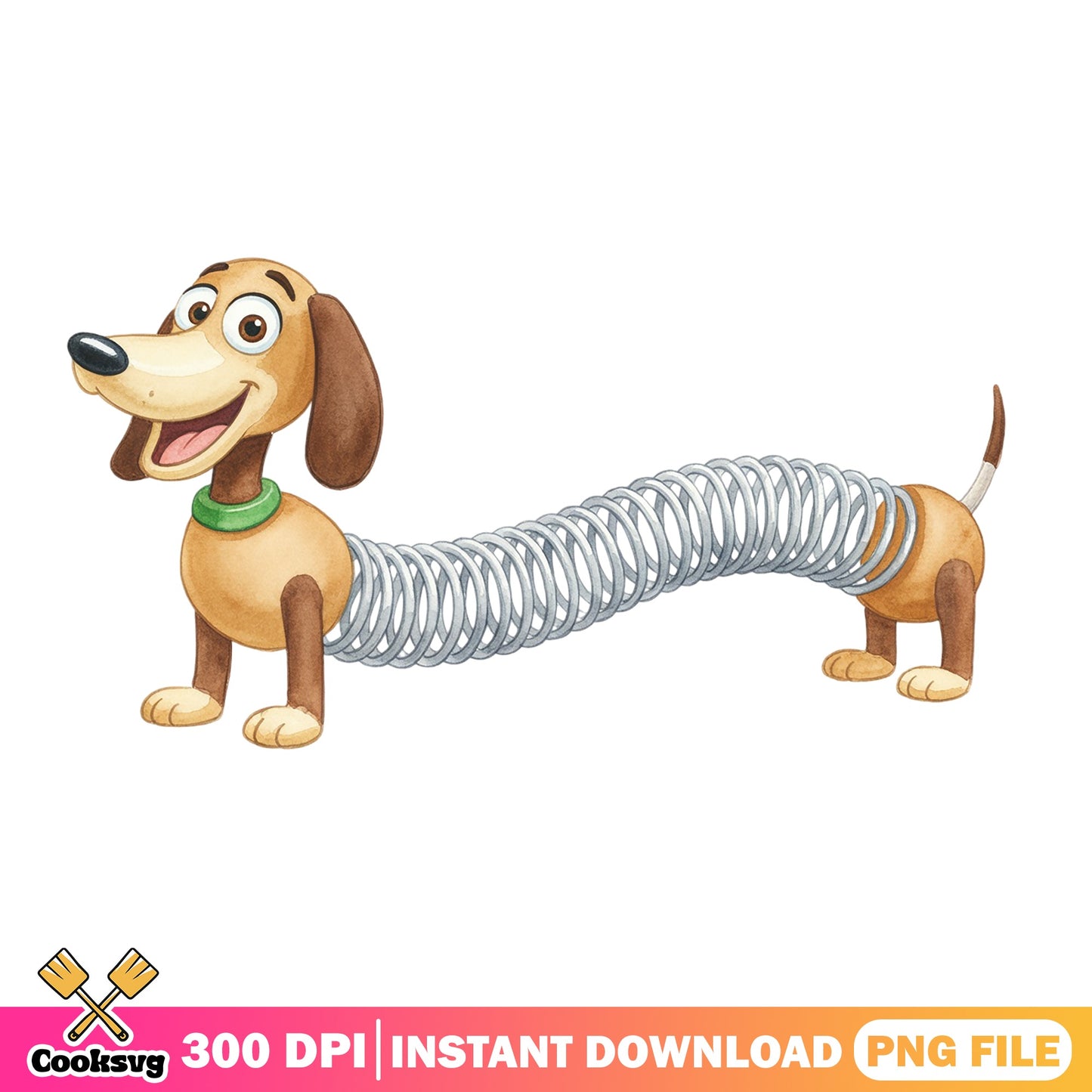 Slinky Dog Toy Story PNG, Disney Pixar PNG, Toy Story PNG