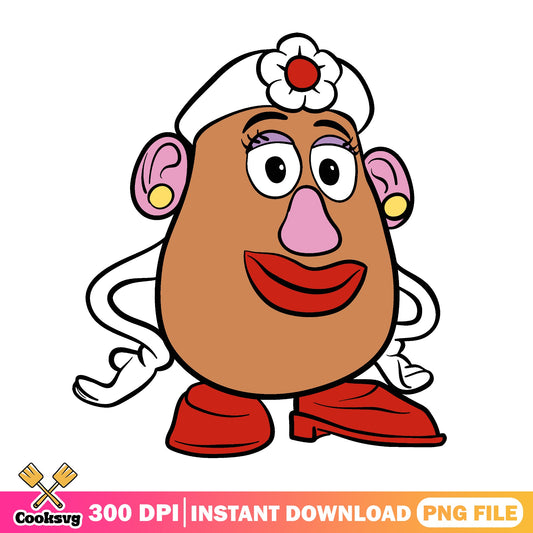 Mrs Potato Head PNG, Toy Story PNG, Disney Pixar PNG