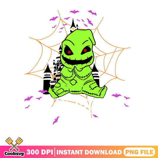 Oogie Boogie Halloween PNG, Nightmare Before Christmas PNG, Halloween PNG