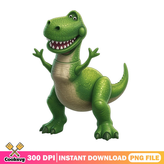 Rex Toy Story PNG, Disney Pixar Dinosaur PNG, Toy Story PNG