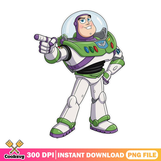 Buzz Lightyear Toy Story PNG, Disney Pixar PNG, Toy Story PNG
