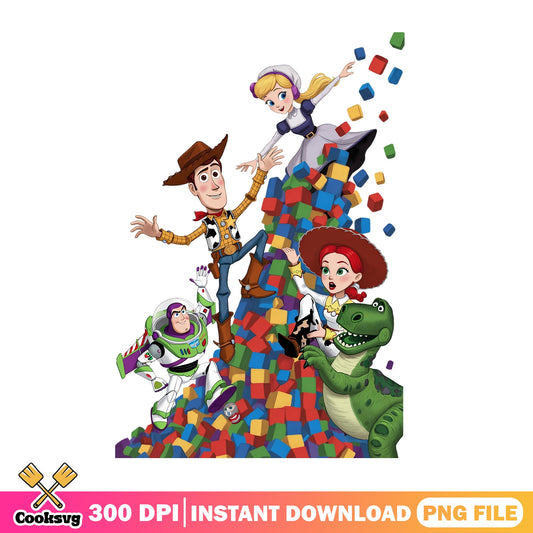 Toy Story Characters PNG, Woody Buzz Lightyear PNG, Disney PNG