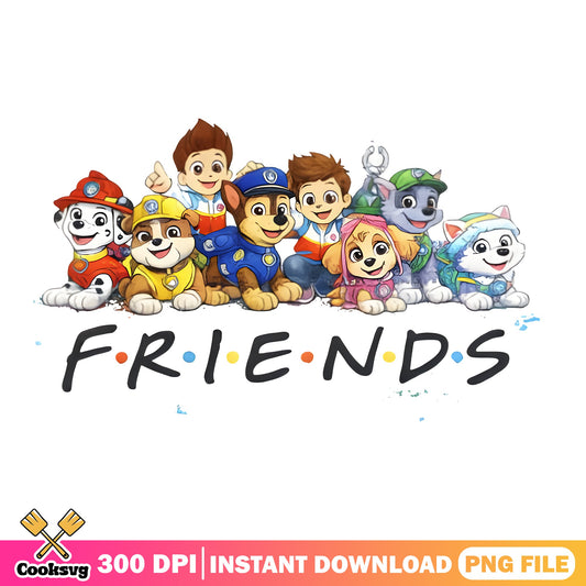 Paw Patrol Friends PNG, Paw Patrol Characters PNG, Kids PNG