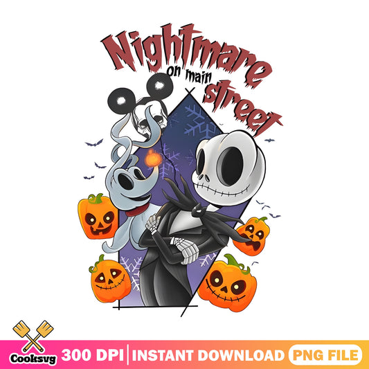 Nightmare Before Christmas Halloween PNG, Jack Skellington PNG, Disney PNG
