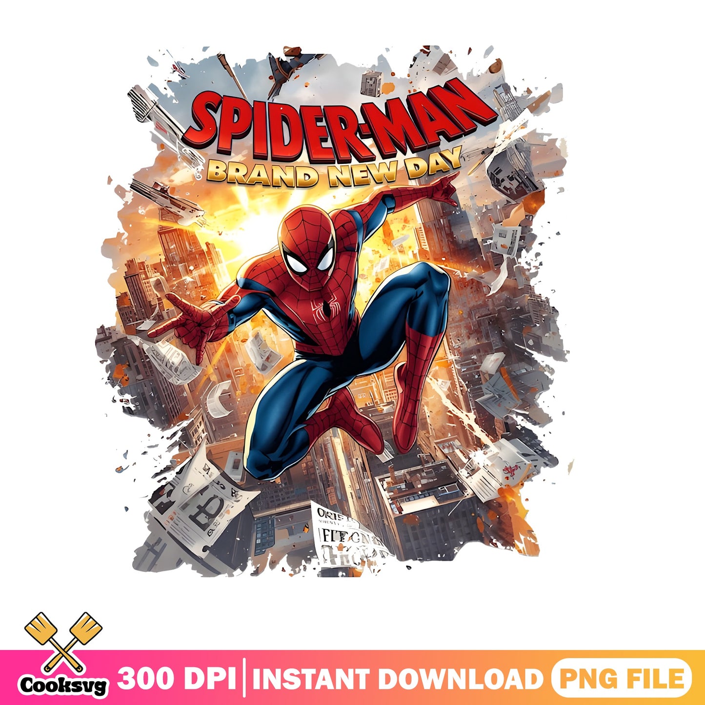 Spider-Man Brand New Day PNG, Marvel Superhero PNG, Spiderman PNG