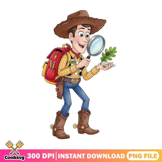 Woody Toy Story Back To School PNG, Disney PNG, School PNG