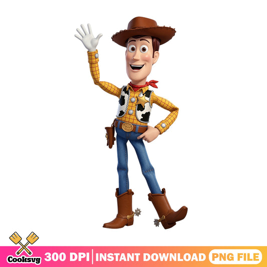 Woody Toy Story PNG, Disney Pixar Cowboy PNG, Toy Story PNG
