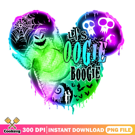 Oogie Boogie Mickey Mouse Halloween PNG, Disney PNG, Halloween PNG