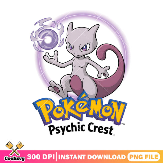 pokemon psychic crest png, pokemon mewtwo png, pokemon card png