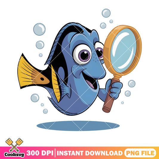 sherlock home dory fish png, dory disney png, finding dory png