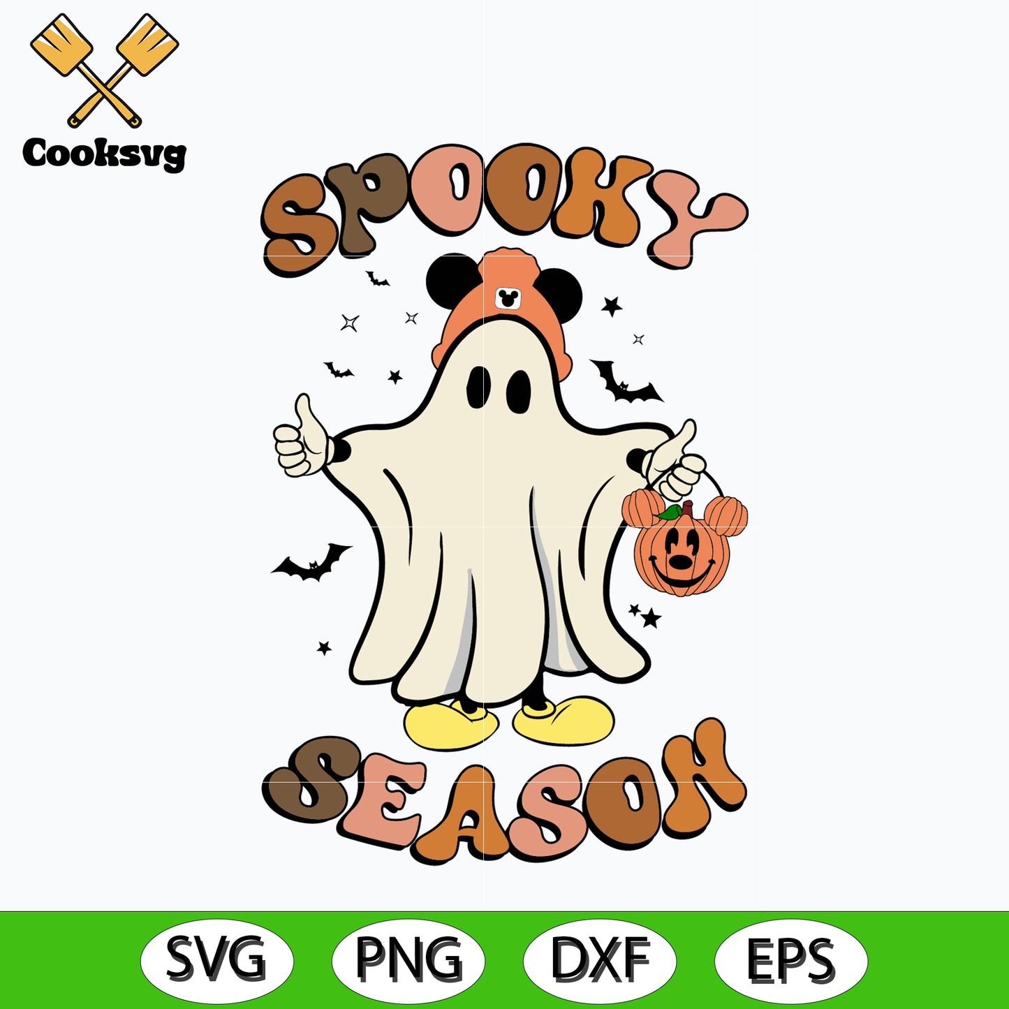 Mickey spooky season halloween svg